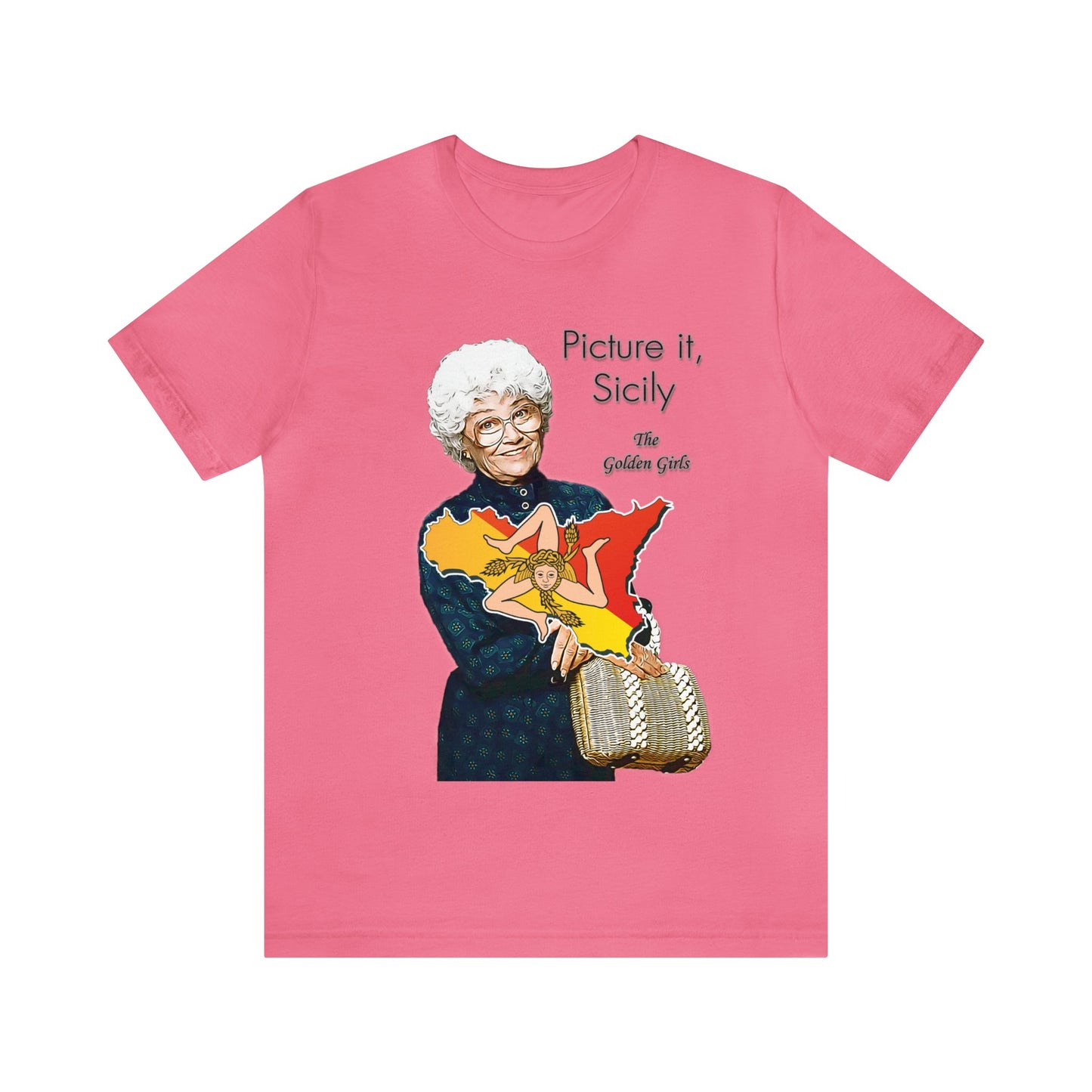 Picture It, Sicily 1922 (with map) - Sophia Petrillo - Unisex Jersey Short Sleeve Tee