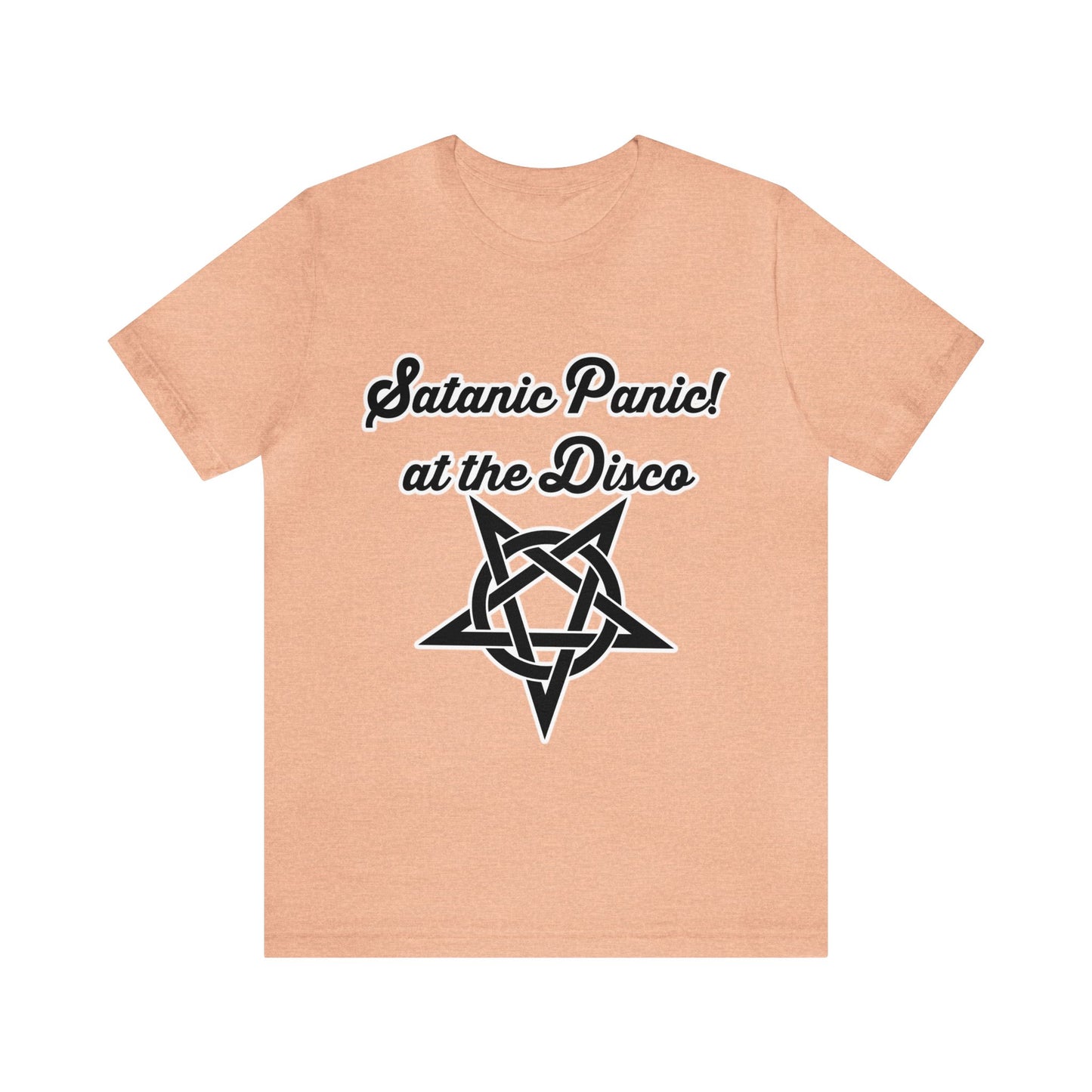 Satanic Panic! At The Disco - Parody - Unisex Jersey Short Sleeve Tee