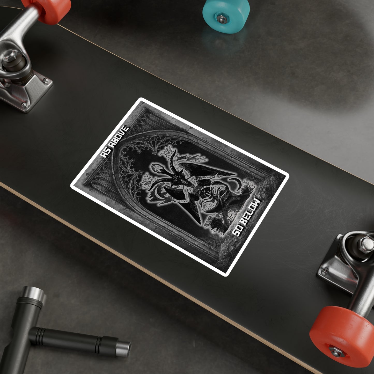 Baphomet - As Above So Below - Kiss-Cut Vinyl Decals