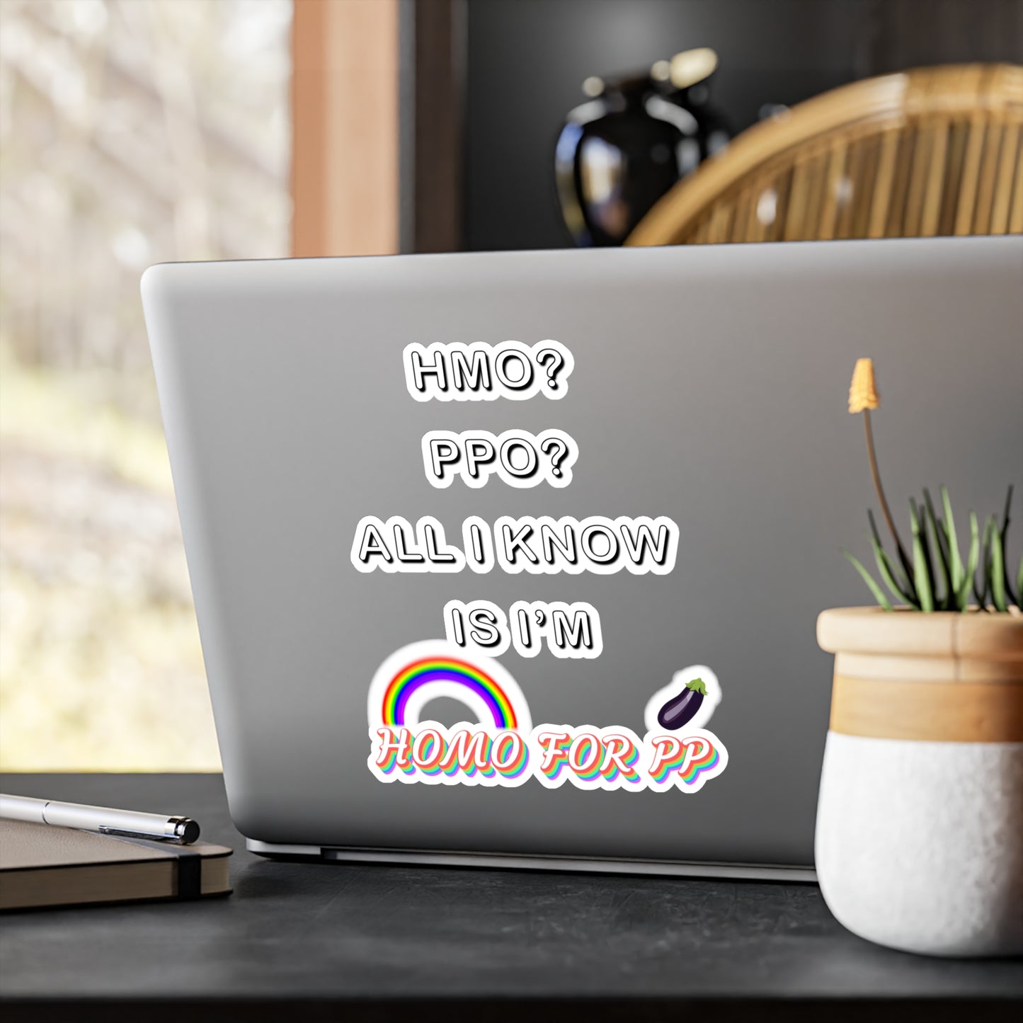 Homo for PP - HMO? PPO? - Kiss-Cut Vinyl Decals