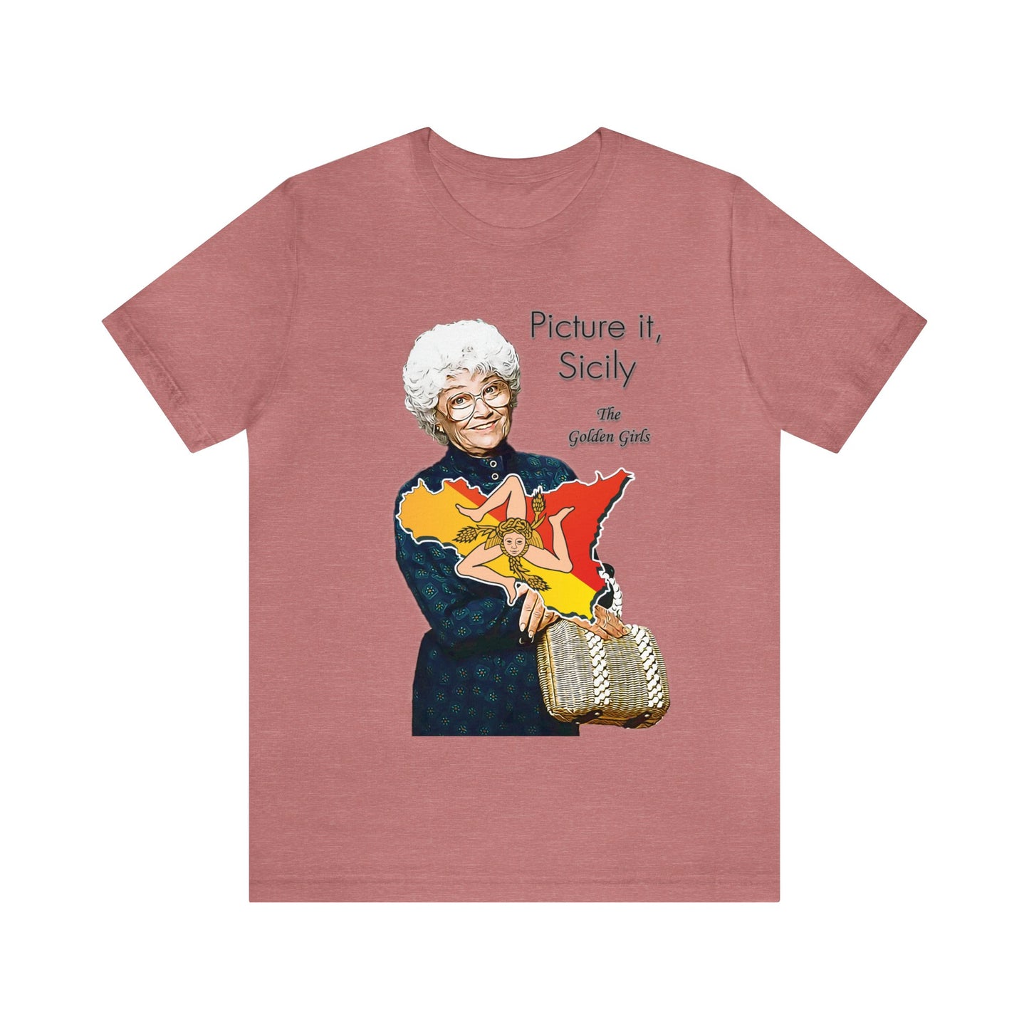 Picture It, Sicily 1922 (with map) - Sophia Petrillo - Unisex Jersey Short Sleeve Tee