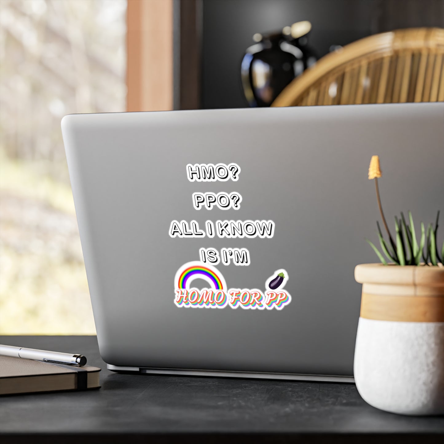 Homo for PP - HMO? PPO? - Kiss-Cut Vinyl Decals