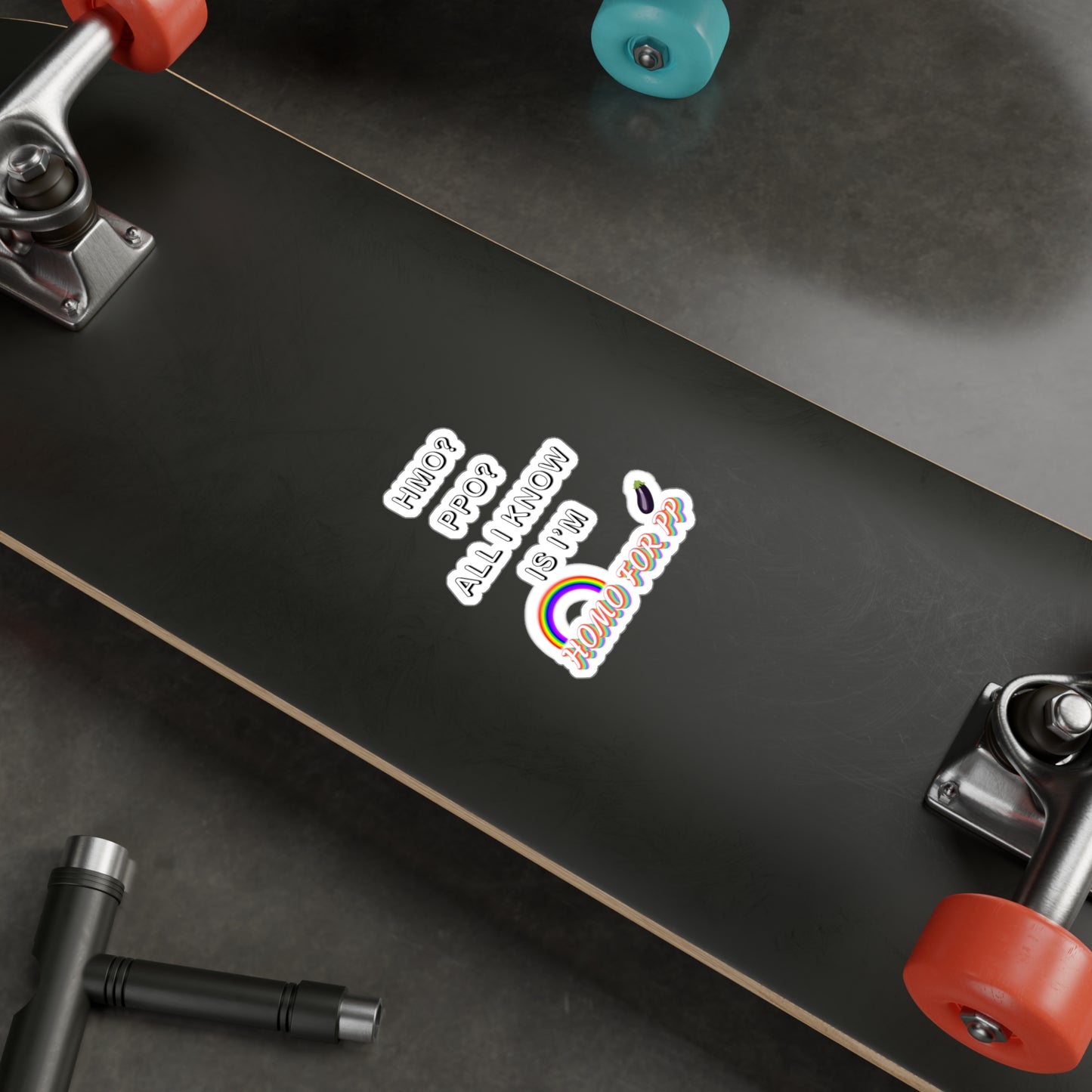 Homo for PP - HMO? PPO? - Kiss-Cut Vinyl Decals
