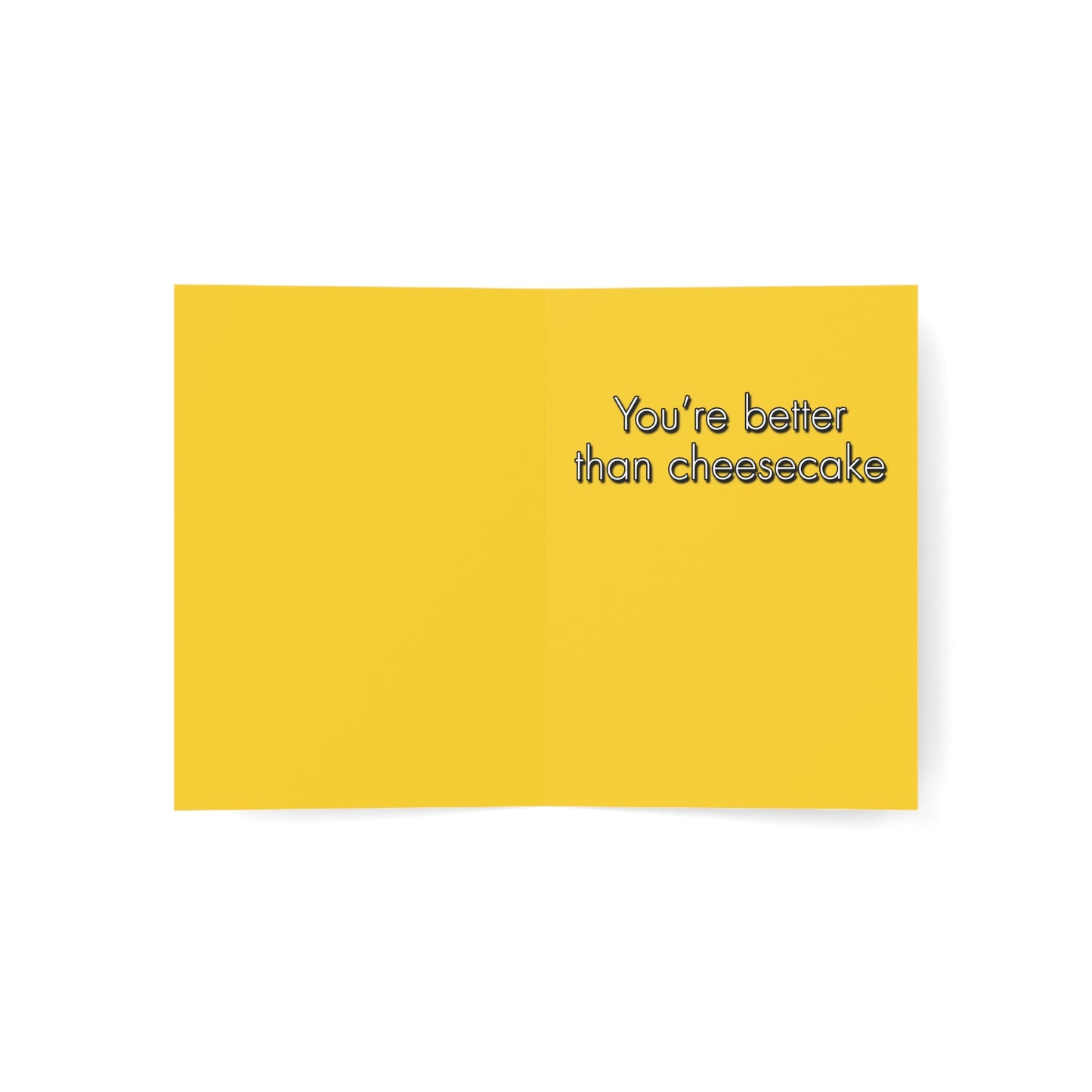 Thank You for Being a Friend Greeting Card (Yellow) - The Golden Girls - (1, 10, 30, and 50pcs)