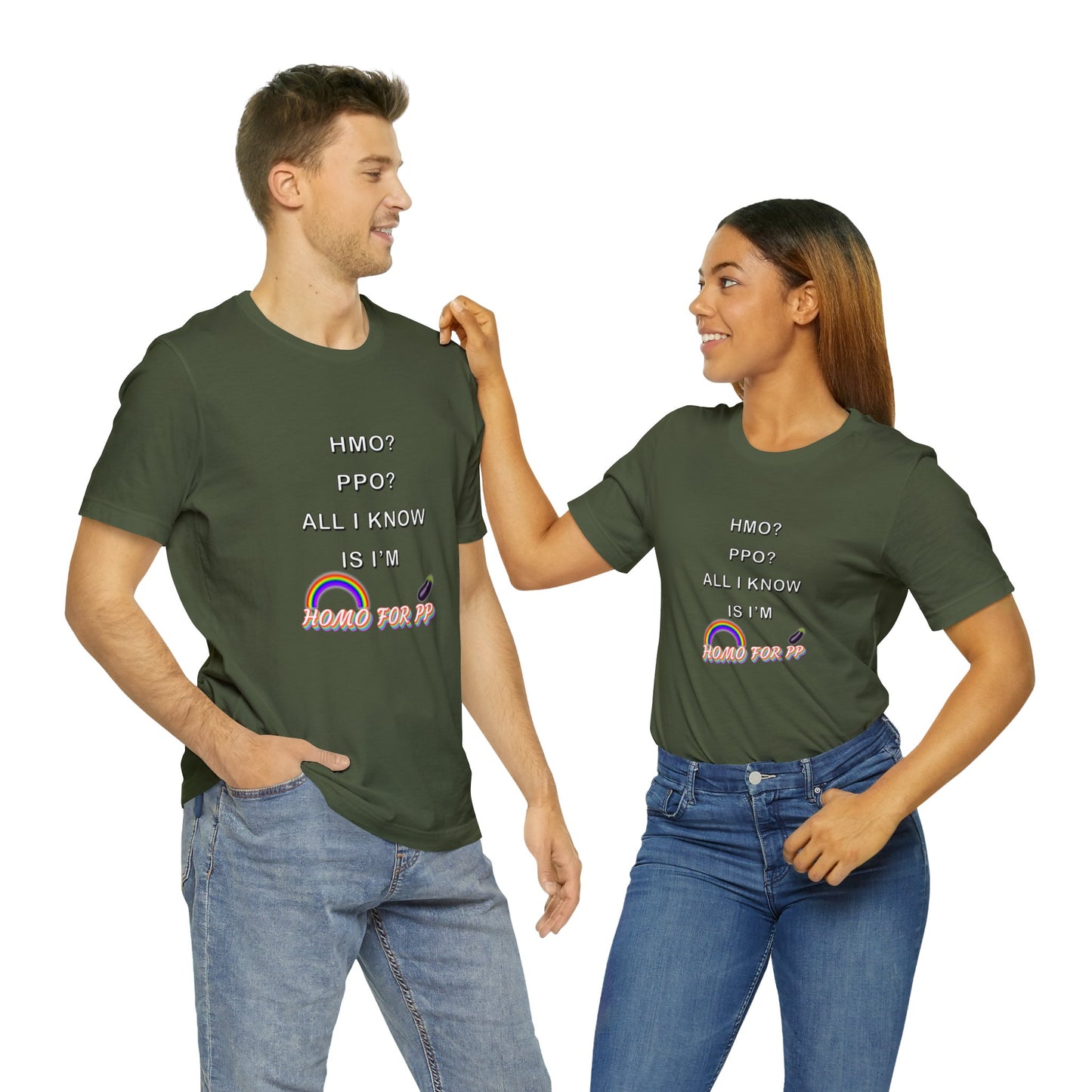 Homo for PP - HMO? PPO? - Unisex Jersey Short Sleeve Tee