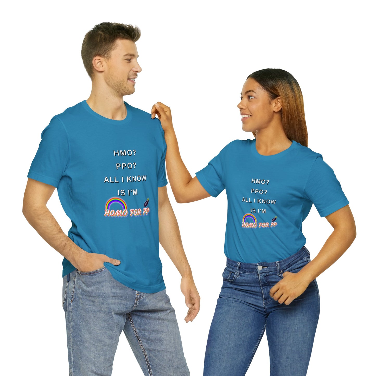 Homo for PP - HMO? PPO? - Unisex Jersey Short Sleeve Tee