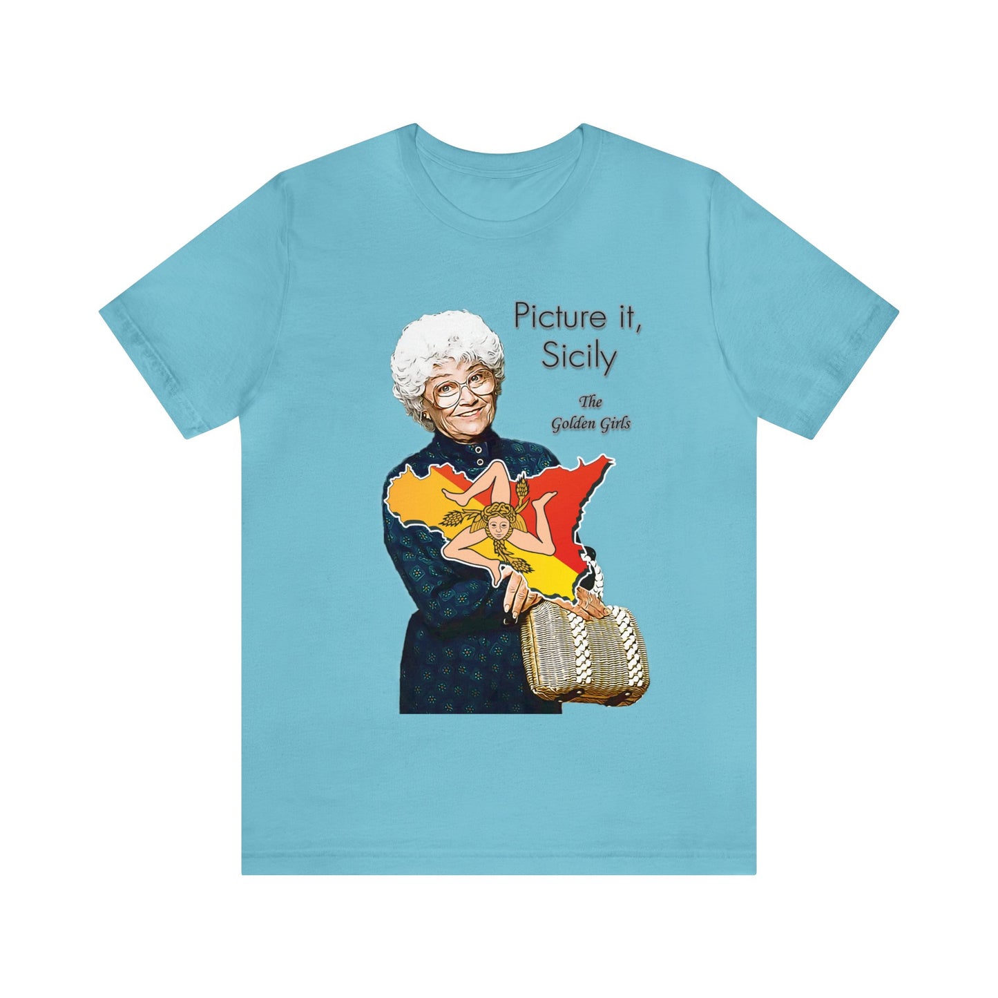 Picture It, Sicily 1922 (with map) - Sophia Petrillo - Unisex Jersey Short Sleeve Tee