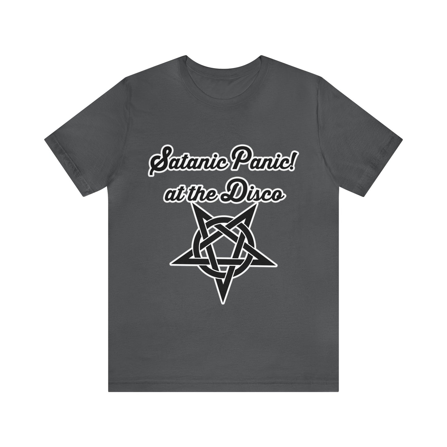 Satanic Panic! At The Disco - Parody - Unisex Jersey Short Sleeve Tee