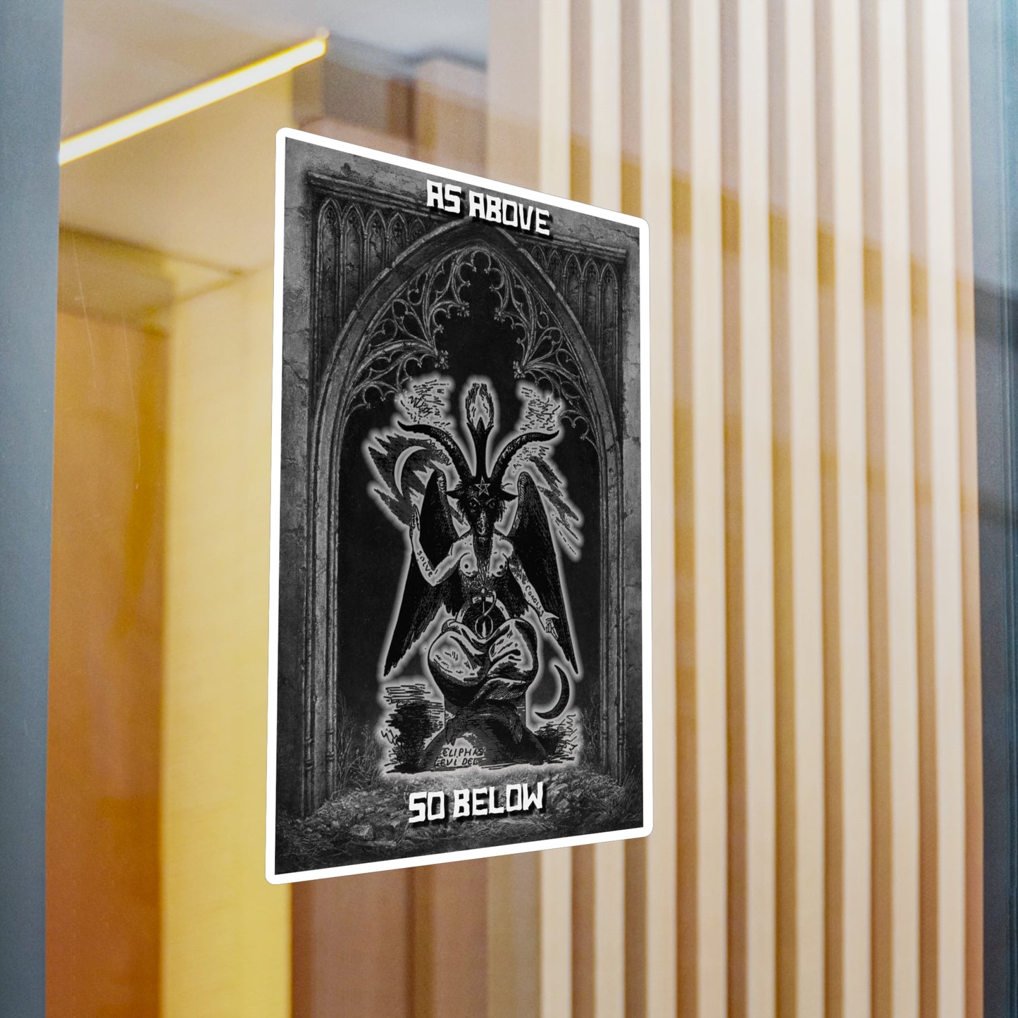 Baphomet - As Above So Below - Kiss-Cut Vinyl Decals