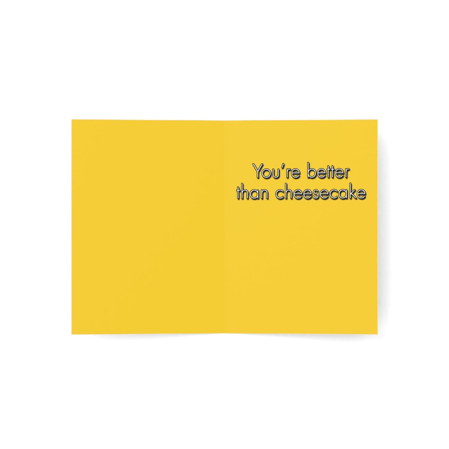 Thank You for Being a Friend Greeting Card (Yellow) - The Golden Girls - (1, 10, 30, and 50pcs)