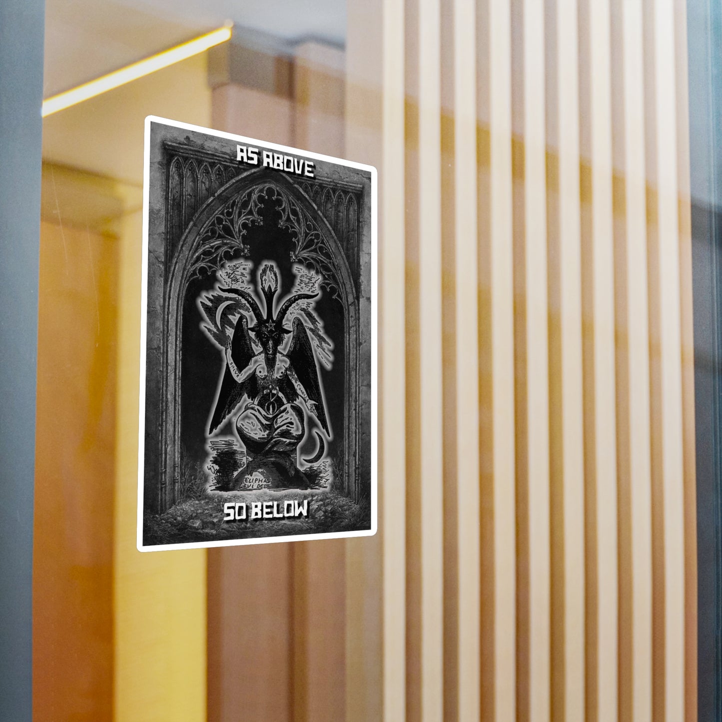 Baphomet - As Above So Below - Kiss-Cut Vinyl Decals