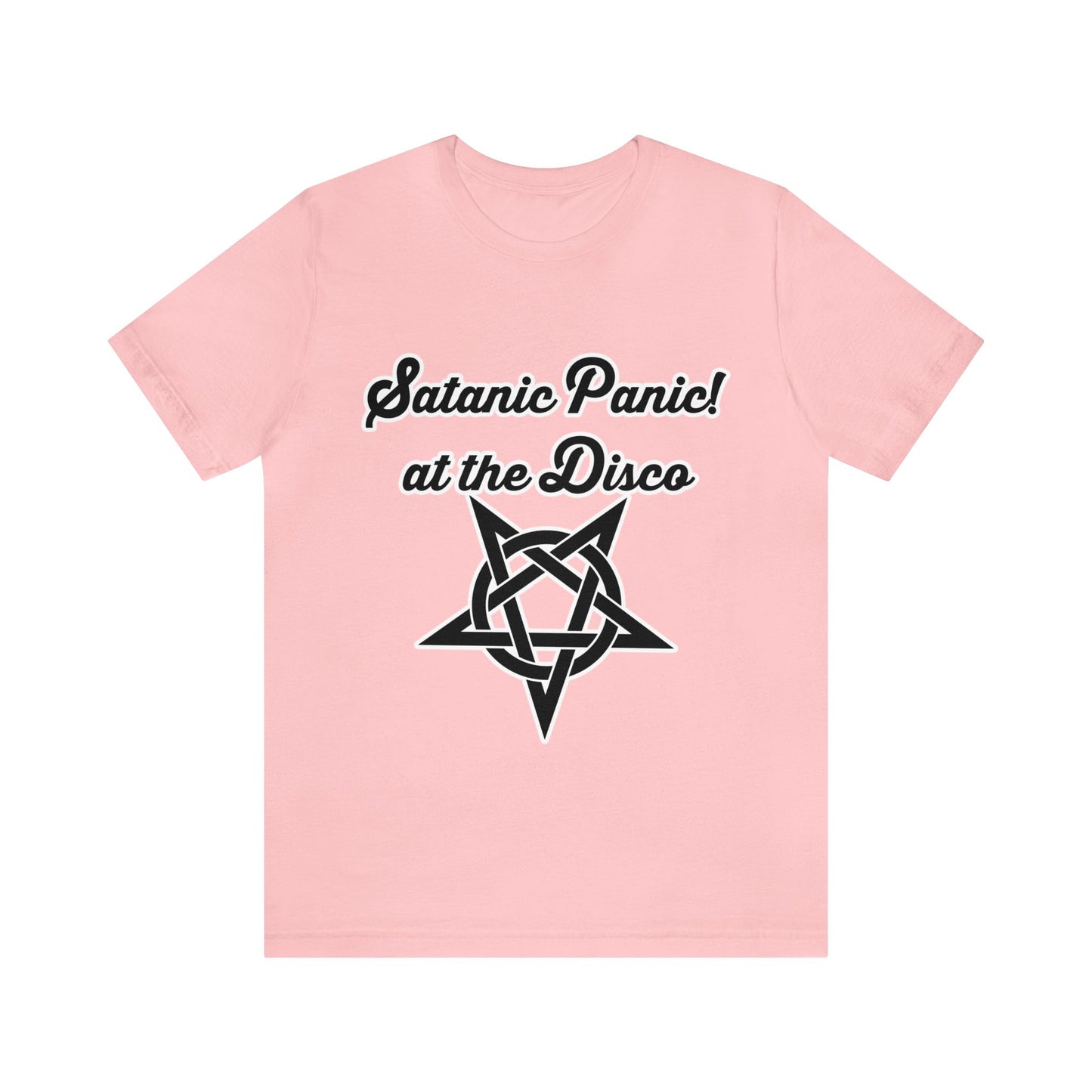 Satanic Panic! At The Disco - Parody - Unisex Jersey Short Sleeve Tee