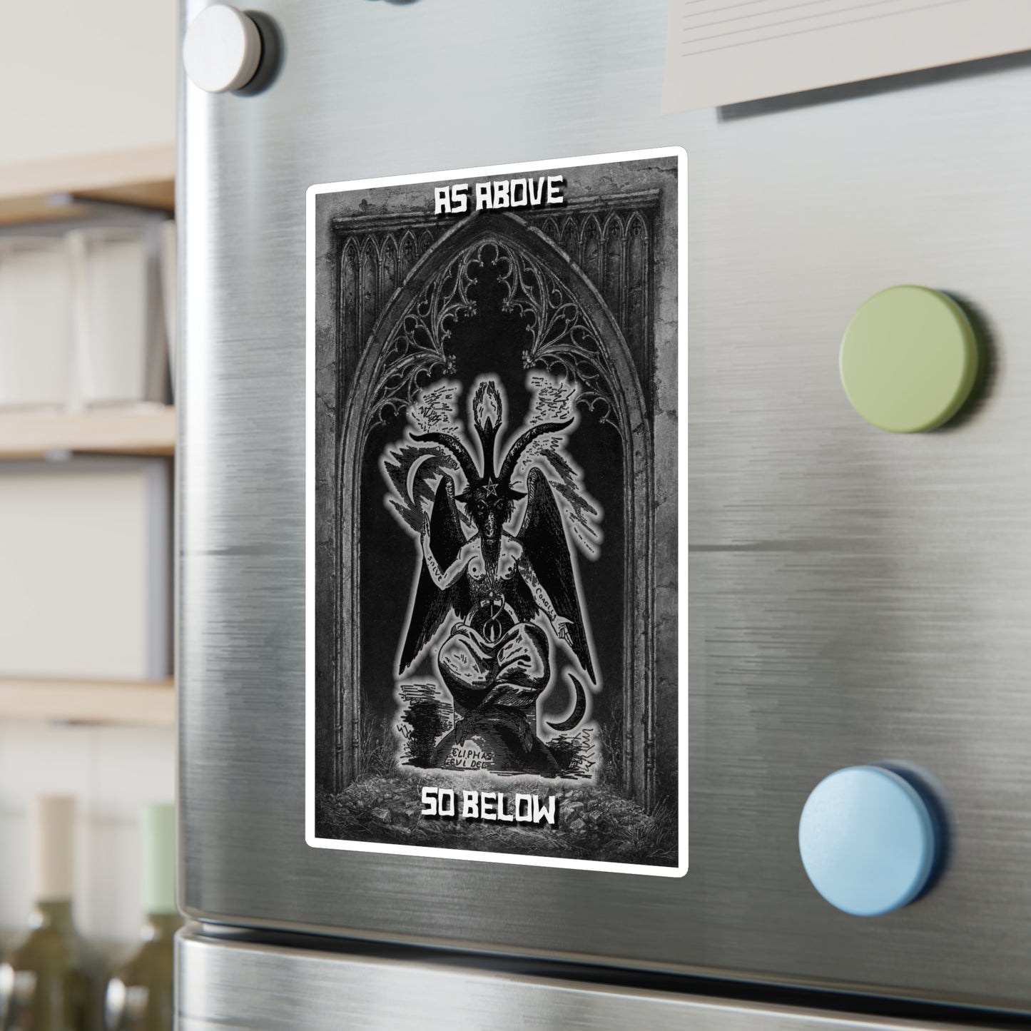 Baphomet - As Above So Below - Kiss-Cut Vinyl Decals