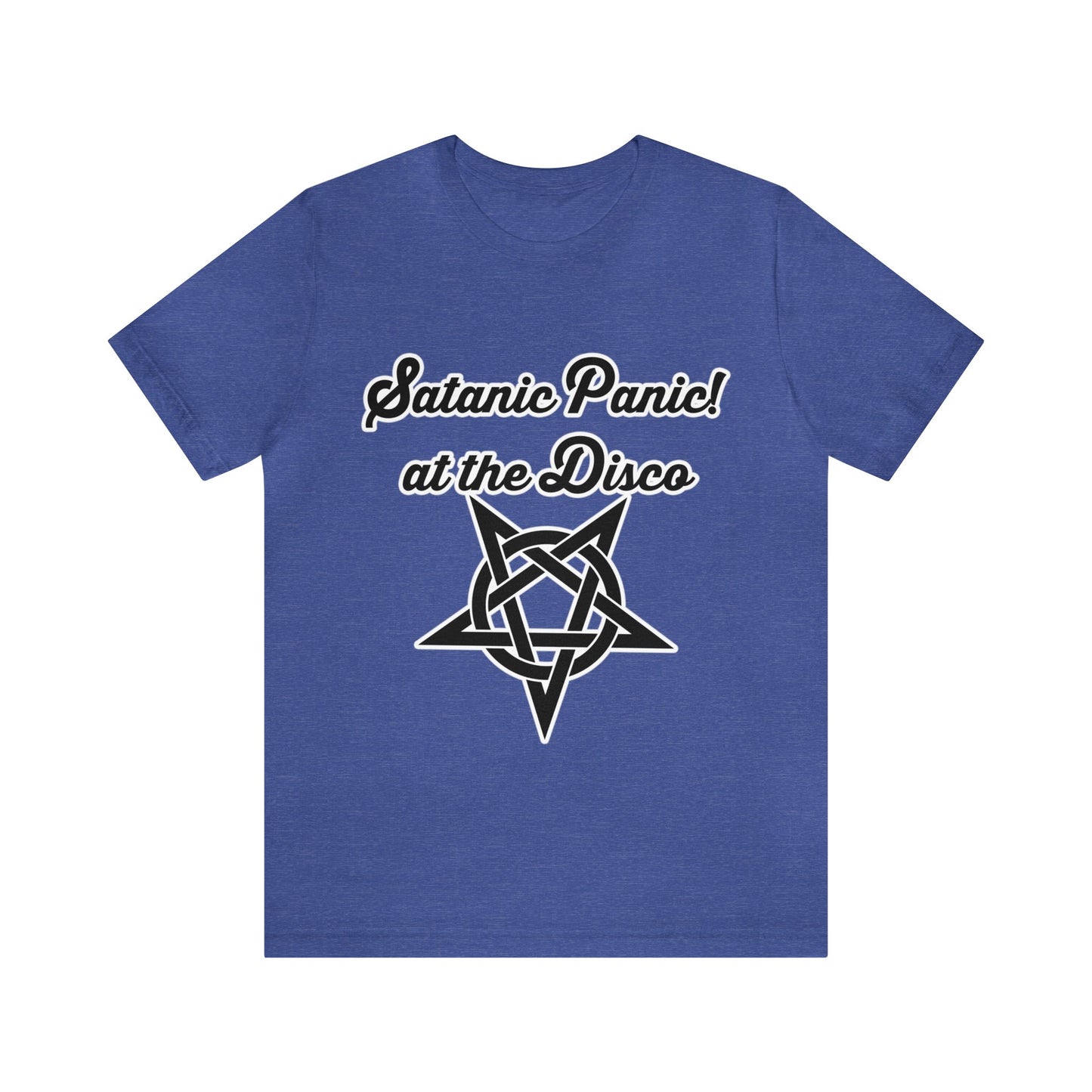 Satanic Panic! At The Disco - Parody - Unisex Jersey Short Sleeve Tee