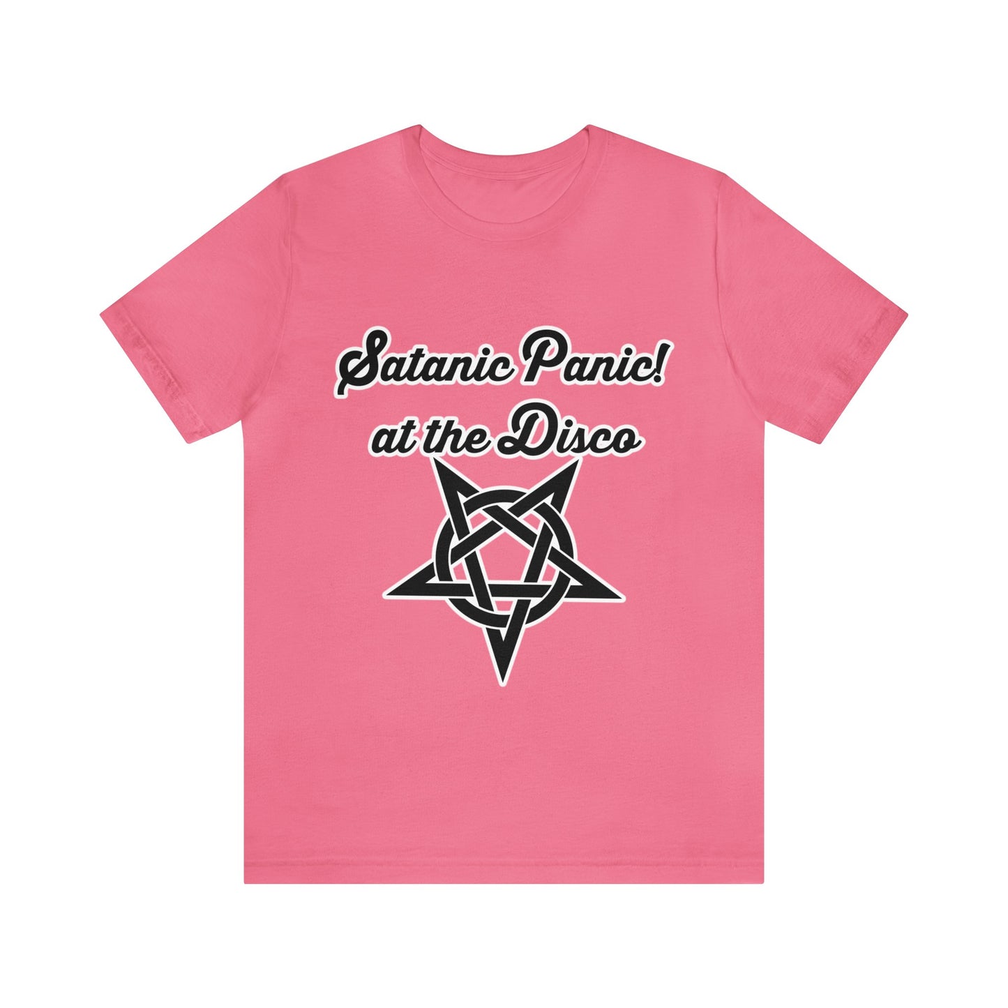 Satanic Panic! At The Disco - Parody - Unisex Jersey Short Sleeve Tee