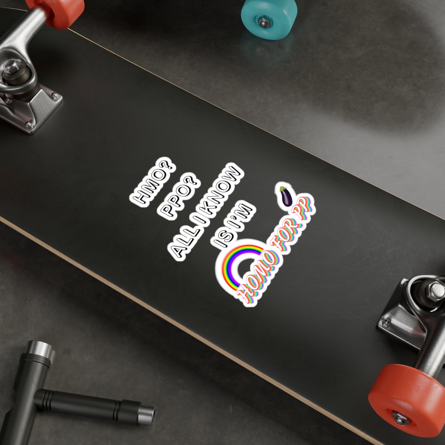 Homo for PP - HMO? PPO? - Kiss-Cut Vinyl Decals
