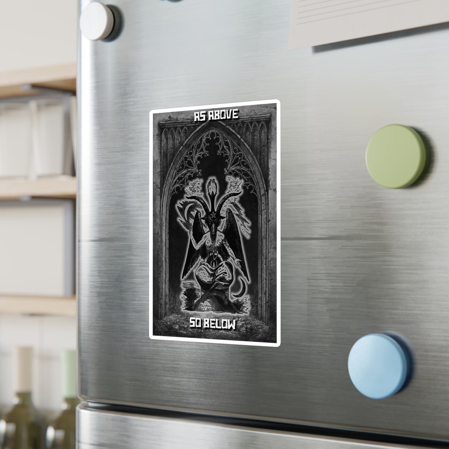 Baphomet - As Above So Below - Kiss-Cut Vinyl Decals