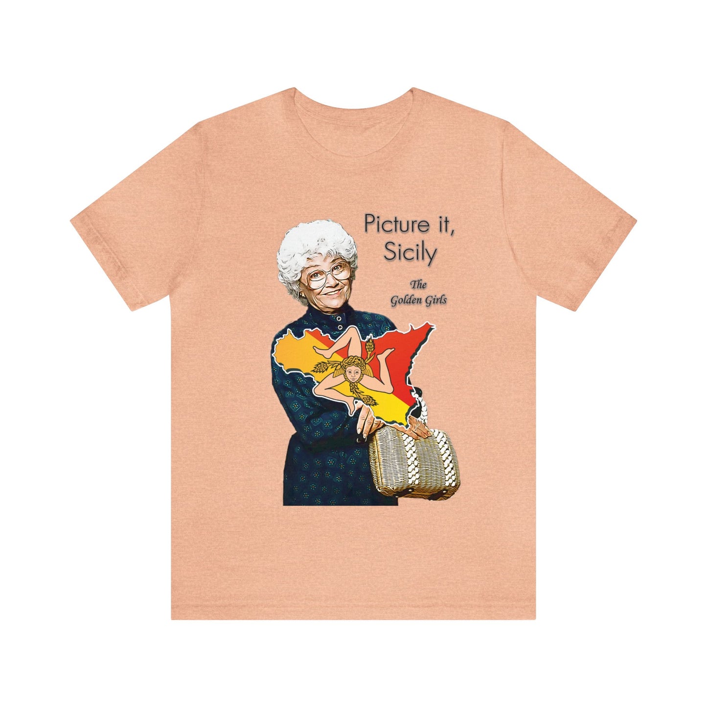 Picture It, Sicily 1922 (with map) - Sophia Petrillo - Unisex Jersey Short Sleeve Tee