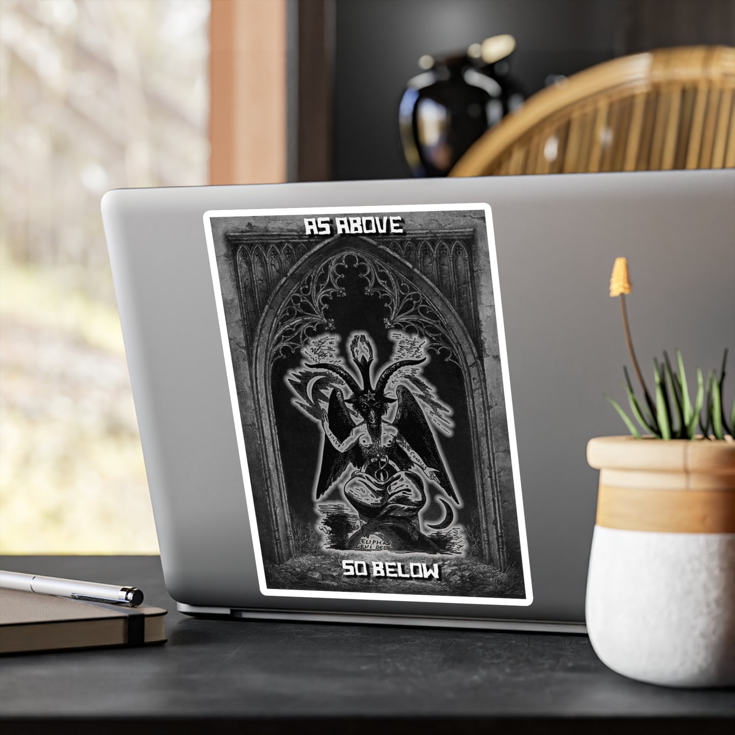 Baphomet - As Above So Below - Kiss-Cut Vinyl Decals