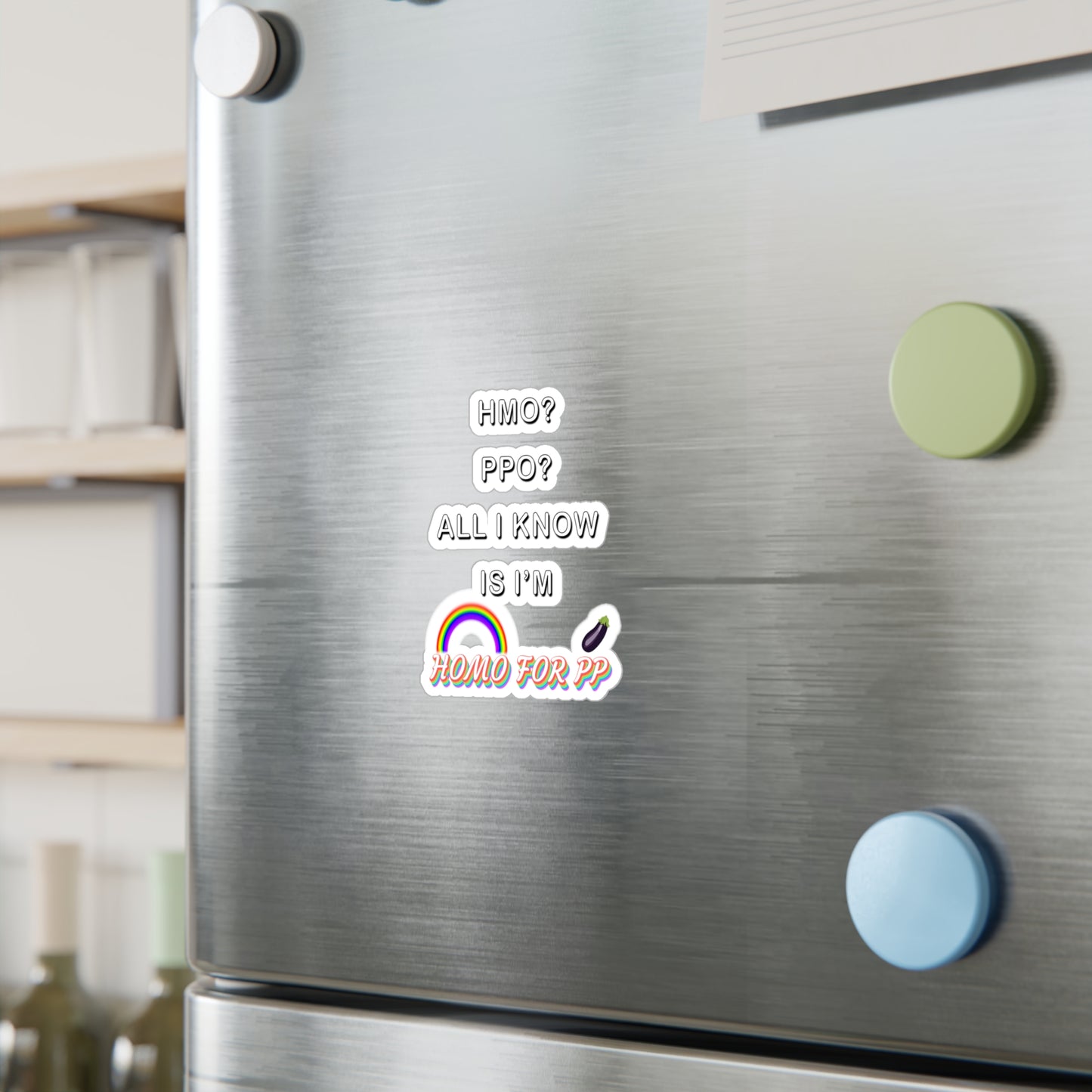 Homo for PP - HMO? PPO? - Kiss-Cut Vinyl Decals
