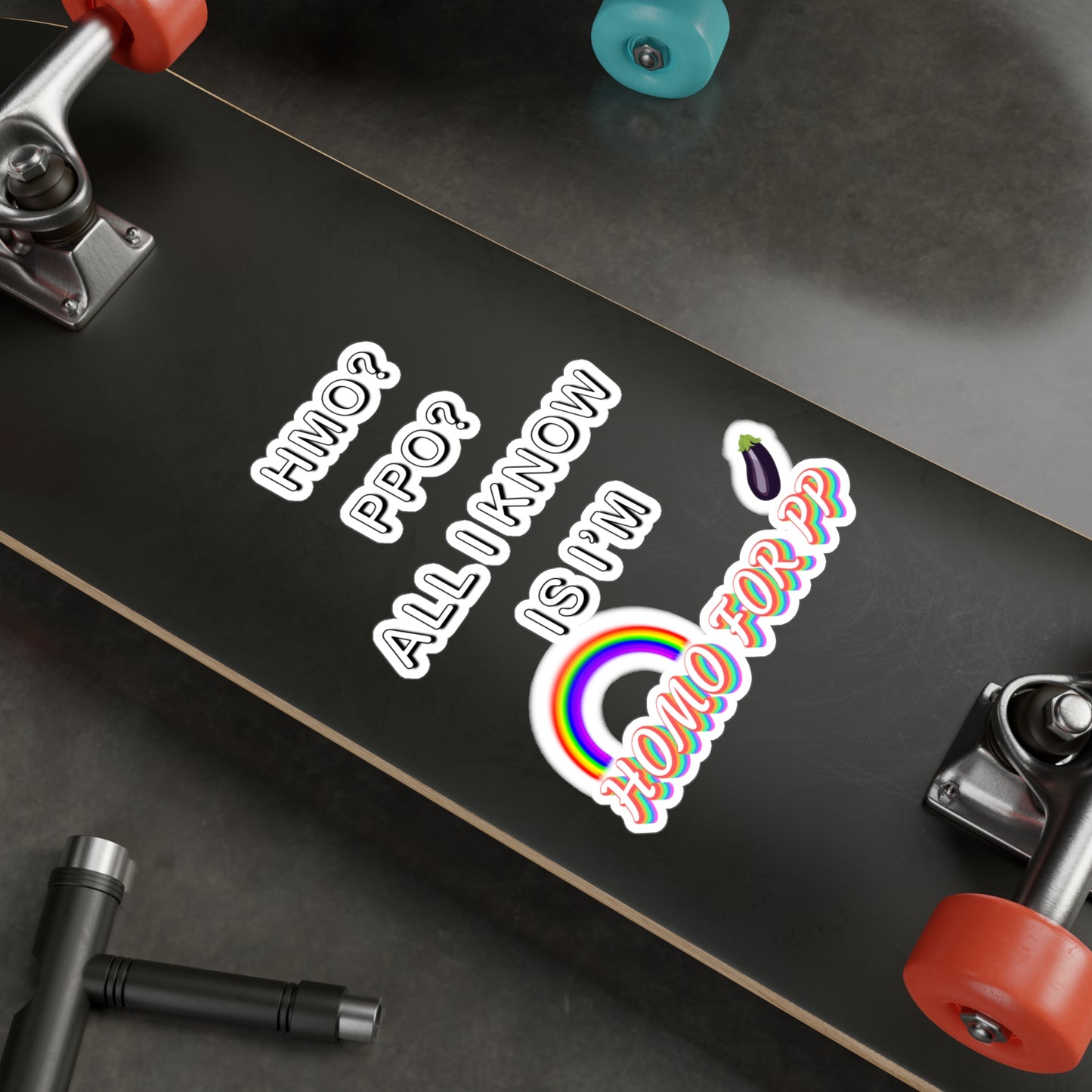 Homo for PP - HMO? PPO? - Kiss-Cut Vinyl Decals