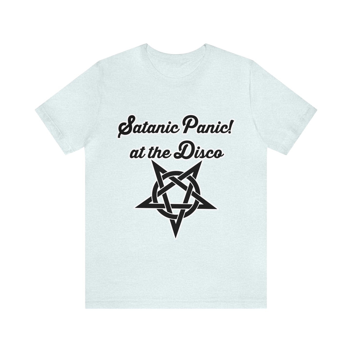 Satanic Panic! At The Disco - Parody - Unisex Jersey Short Sleeve Tee