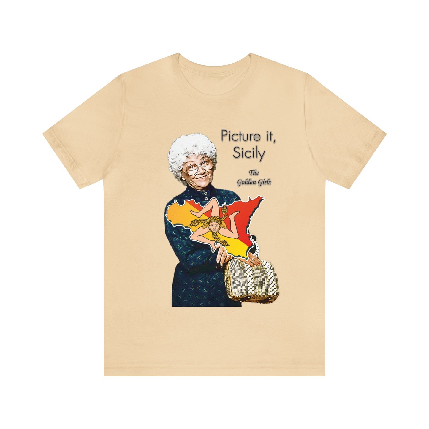 Picture It, Sicily 1922 (with map) - Sophia Petrillo - Unisex Jersey Short Sleeve Tee