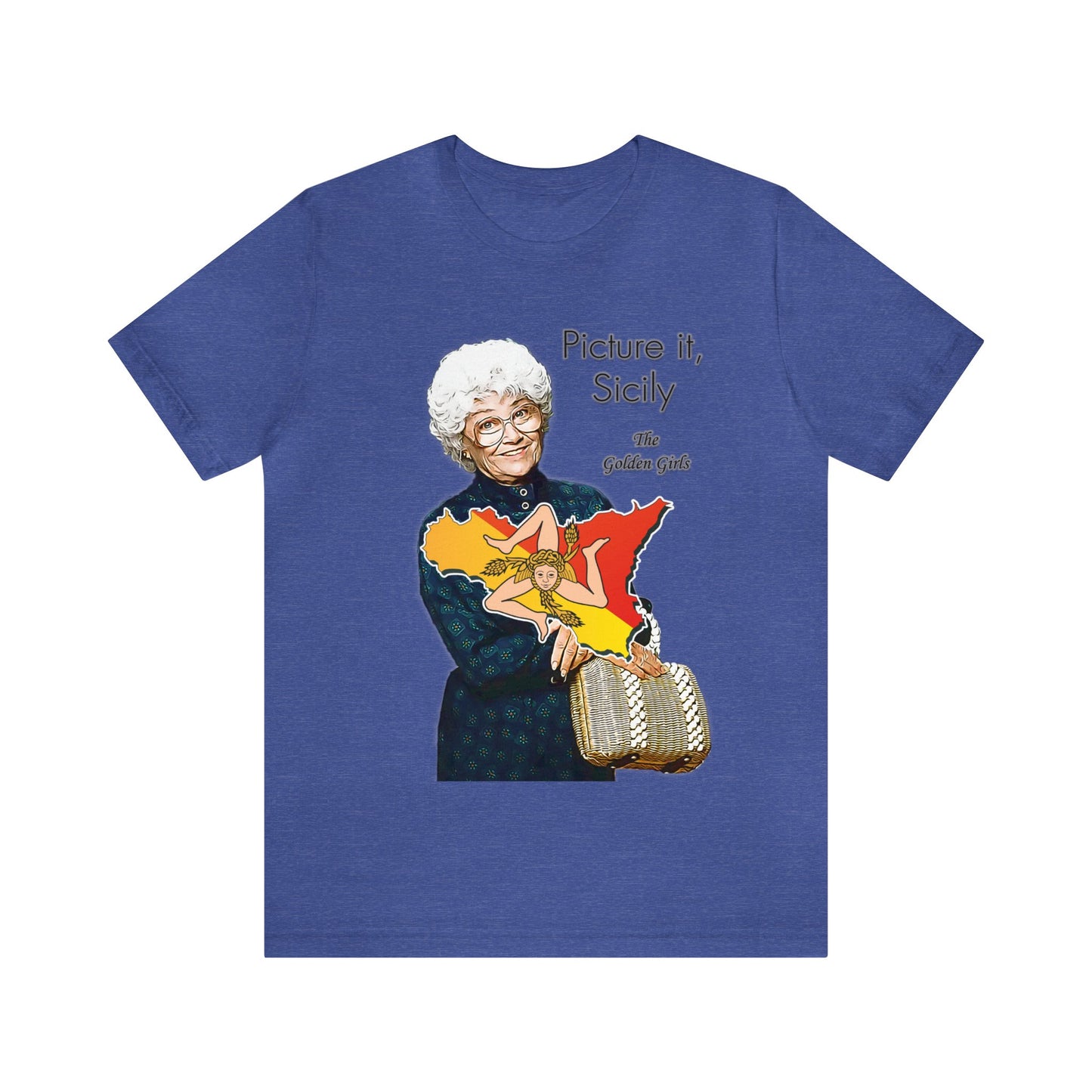 Picture It, Sicily 1922 (with map) - Sophia Petrillo - Unisex Jersey Short Sleeve Tee