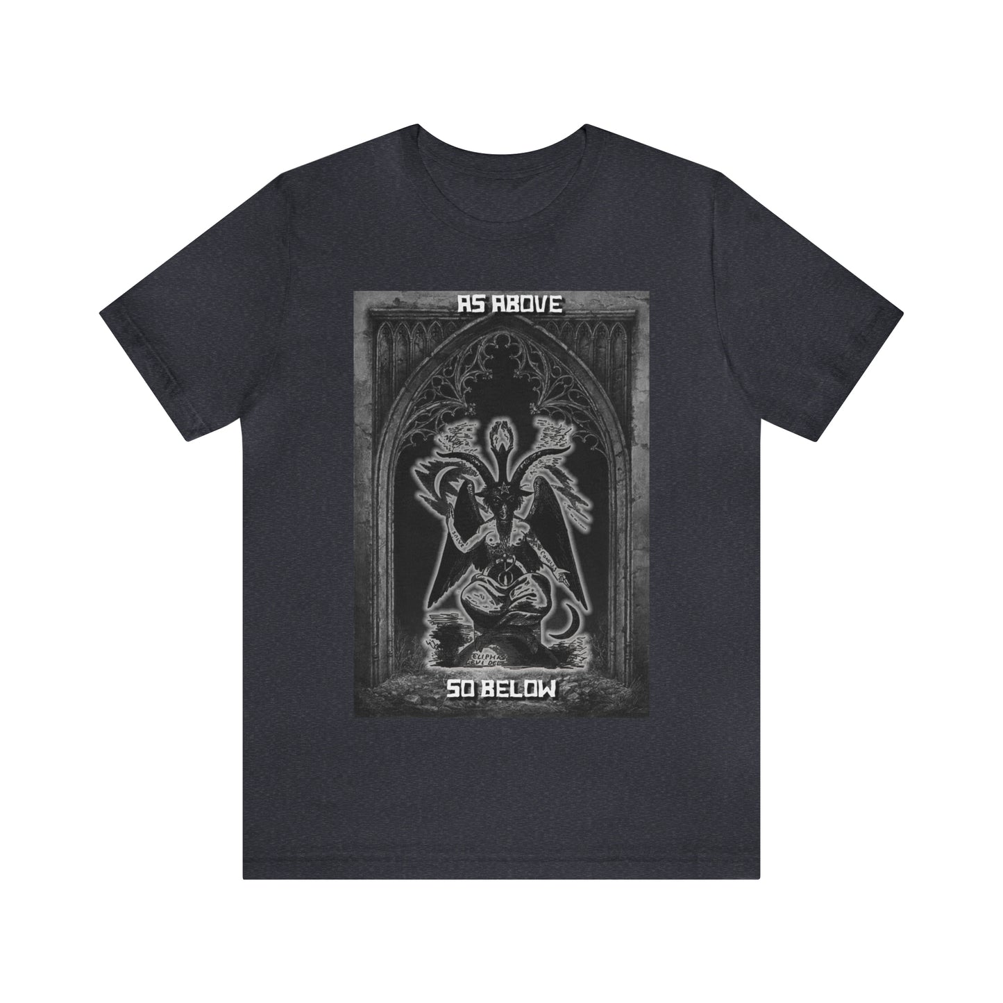 Baphomet - As Above So Below - Unisex Jersey Short Sleeve Tee